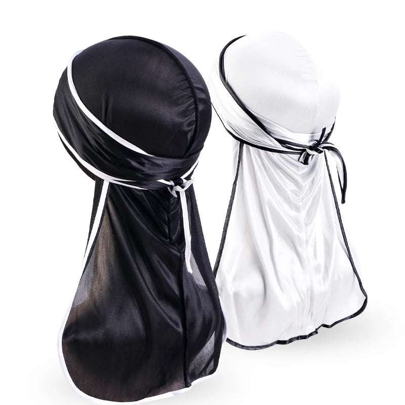 Satin Two Tone Lining Durag 2-Pack