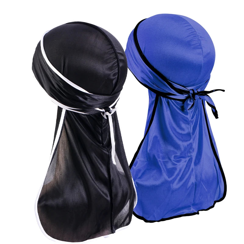 Satin Two Tone Lining Durag 2-Pack