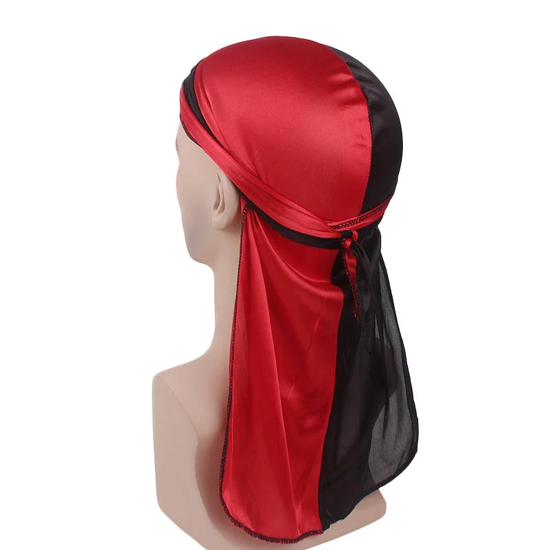 Silky Two-Tone Longtail Durag