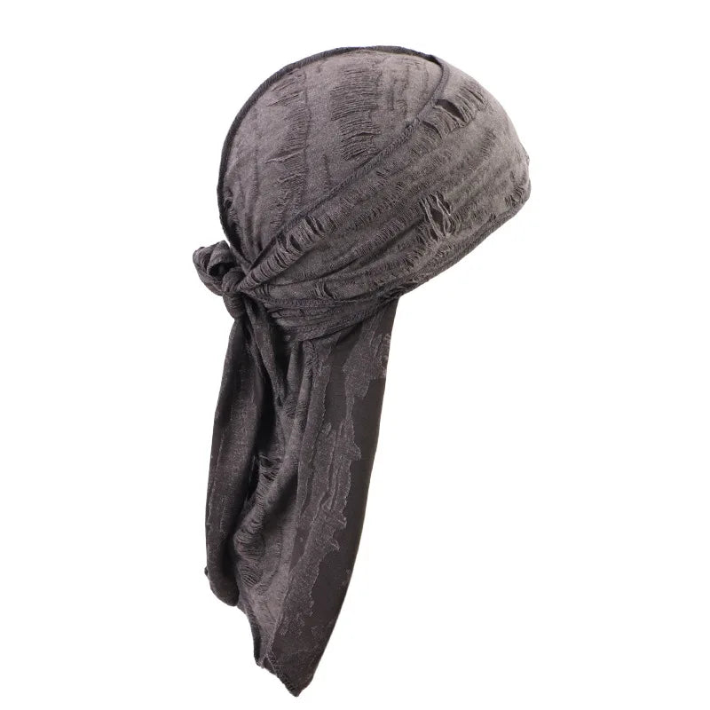 Street Style Distressed Durag
