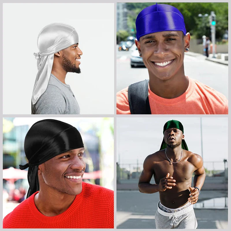 Satin Two Tone Lining Durag 2-Pack