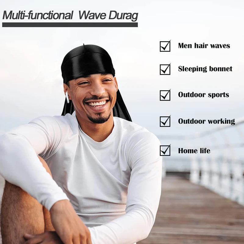 Satin Two Tone Lining Durag 2-Pack