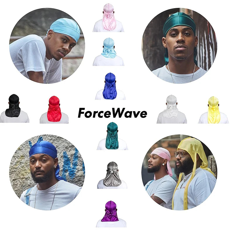 Satin Two Tone Lining Durag 2-Pack