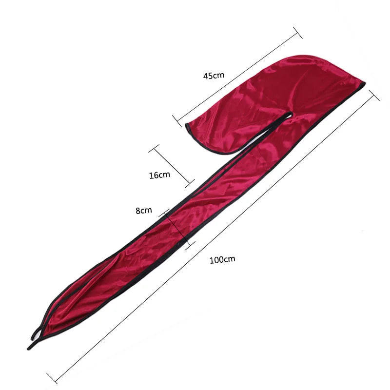 Satin Two Tone Lining Durag 2-Pack