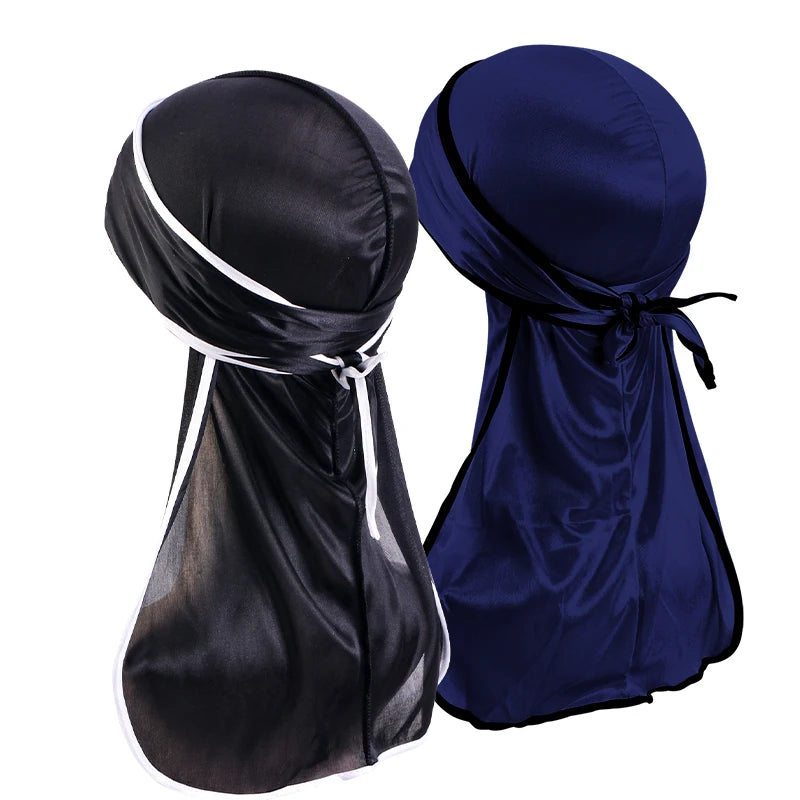 Satin Two Tone Lining Durag 2-Pack