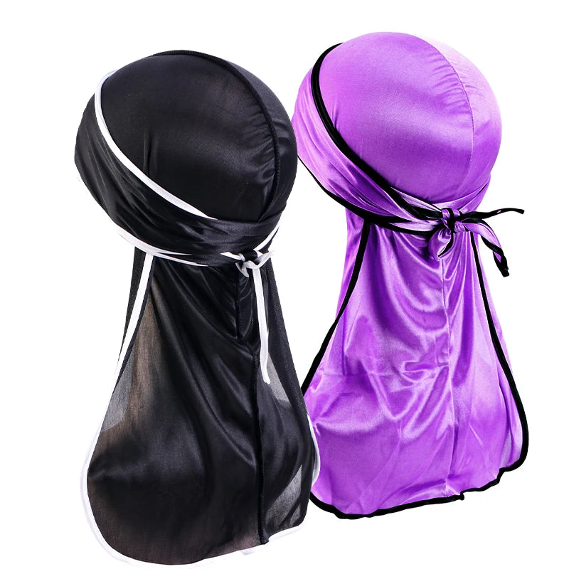 Satin Two Tone Lining Durag 2-Pack