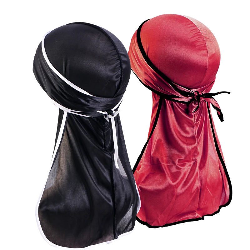 Satin Two Tone Lining Durag 2-Pack