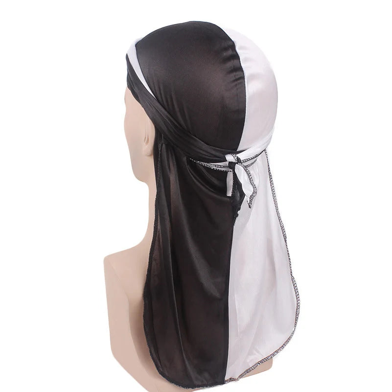Silky Two-Tone Longtail Durag