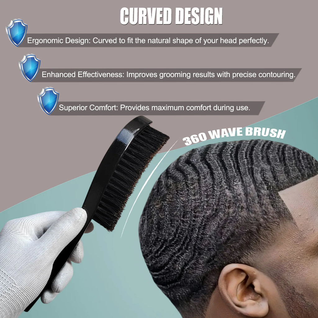 360 Wave Brush & Cap Set