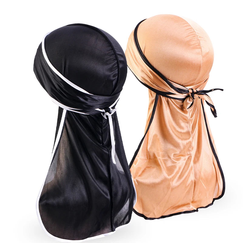 Satin Two Tone Lining Durag 2-Pack