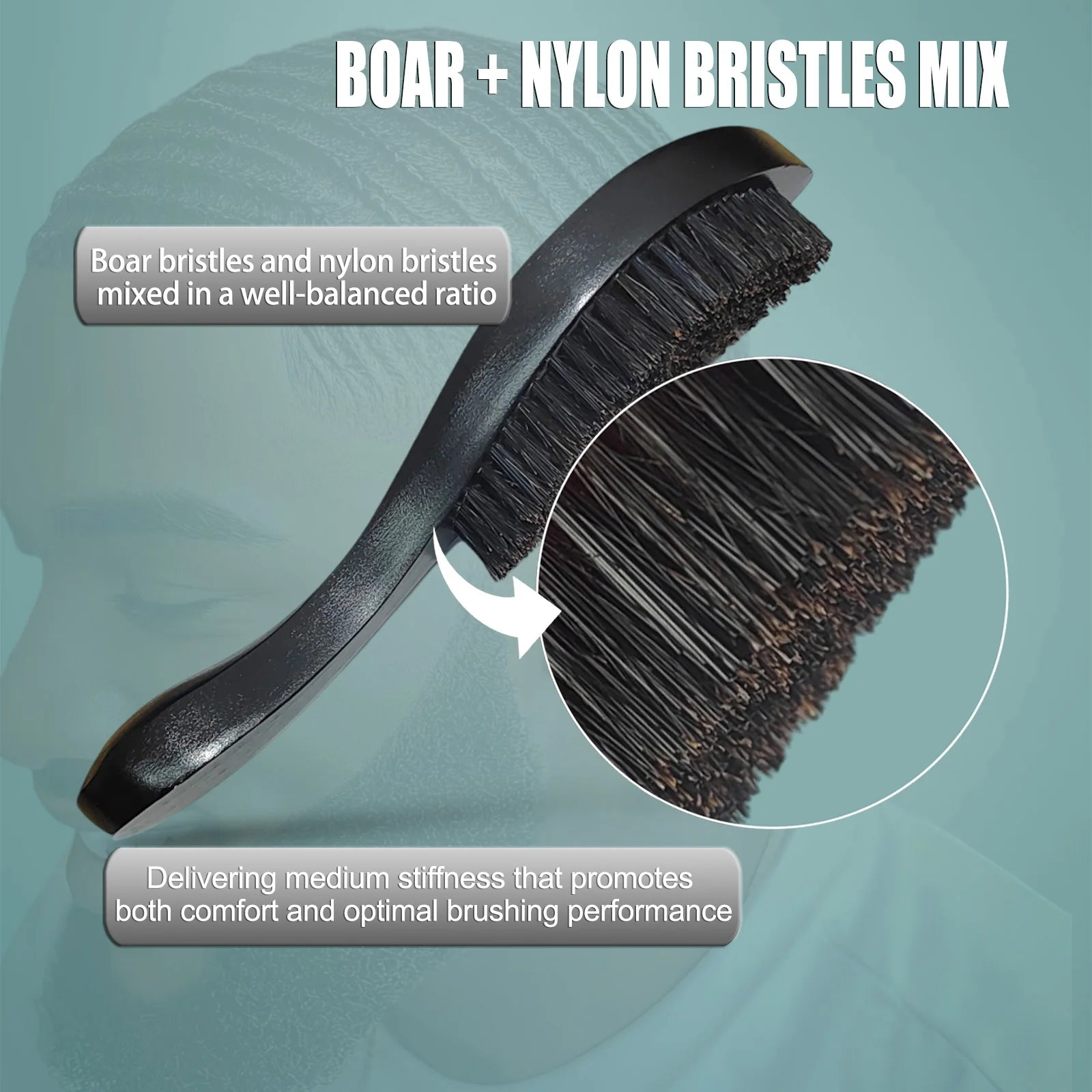 360 Wave Brush & Cap Set