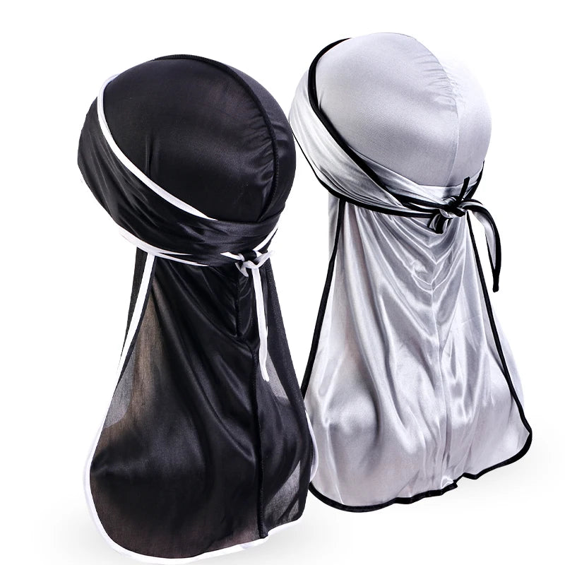 Satin Two Tone Lining Durag 2-Pack