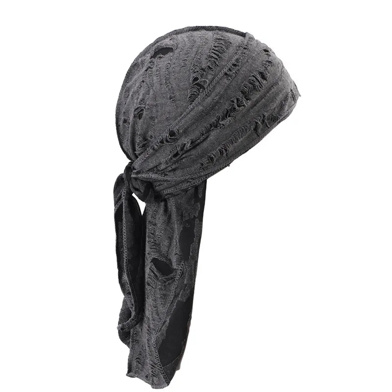 Street Style Distressed Durag