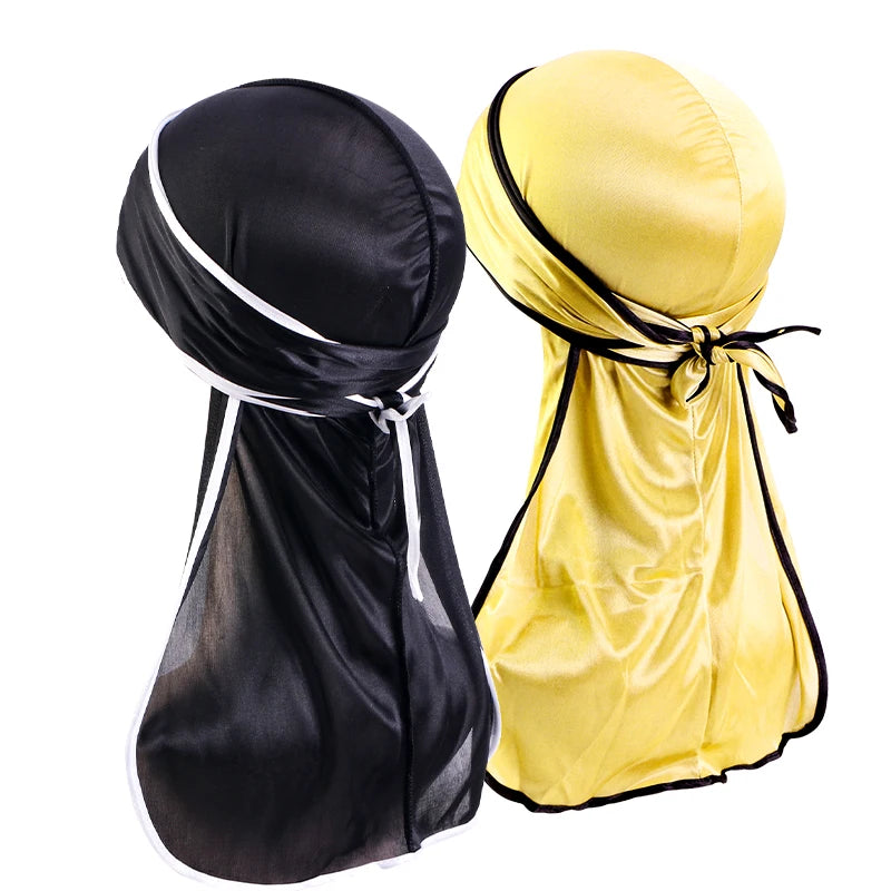 Satin Two Tone Lining Durag 2-Pack